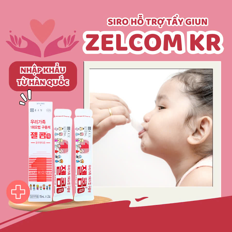 Siro Zelcom dễ uống